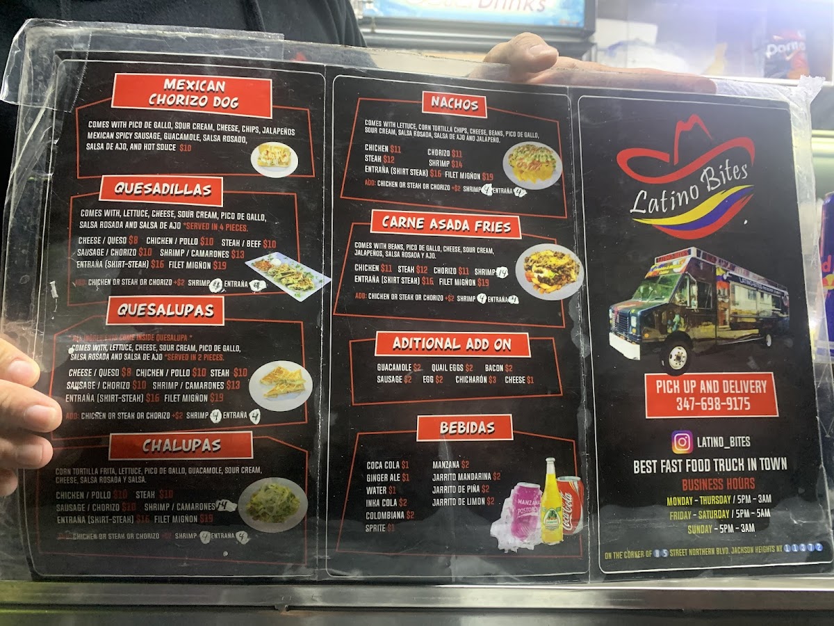 Latino Bites Menu - Image 1