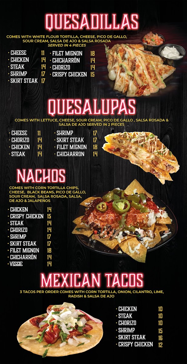 Latino Bites Menu - Image 5